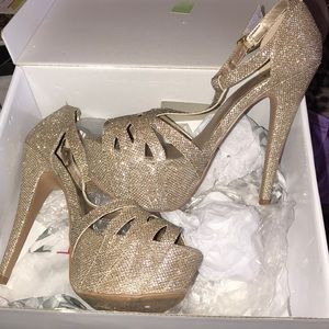 Champagne Gold Heels